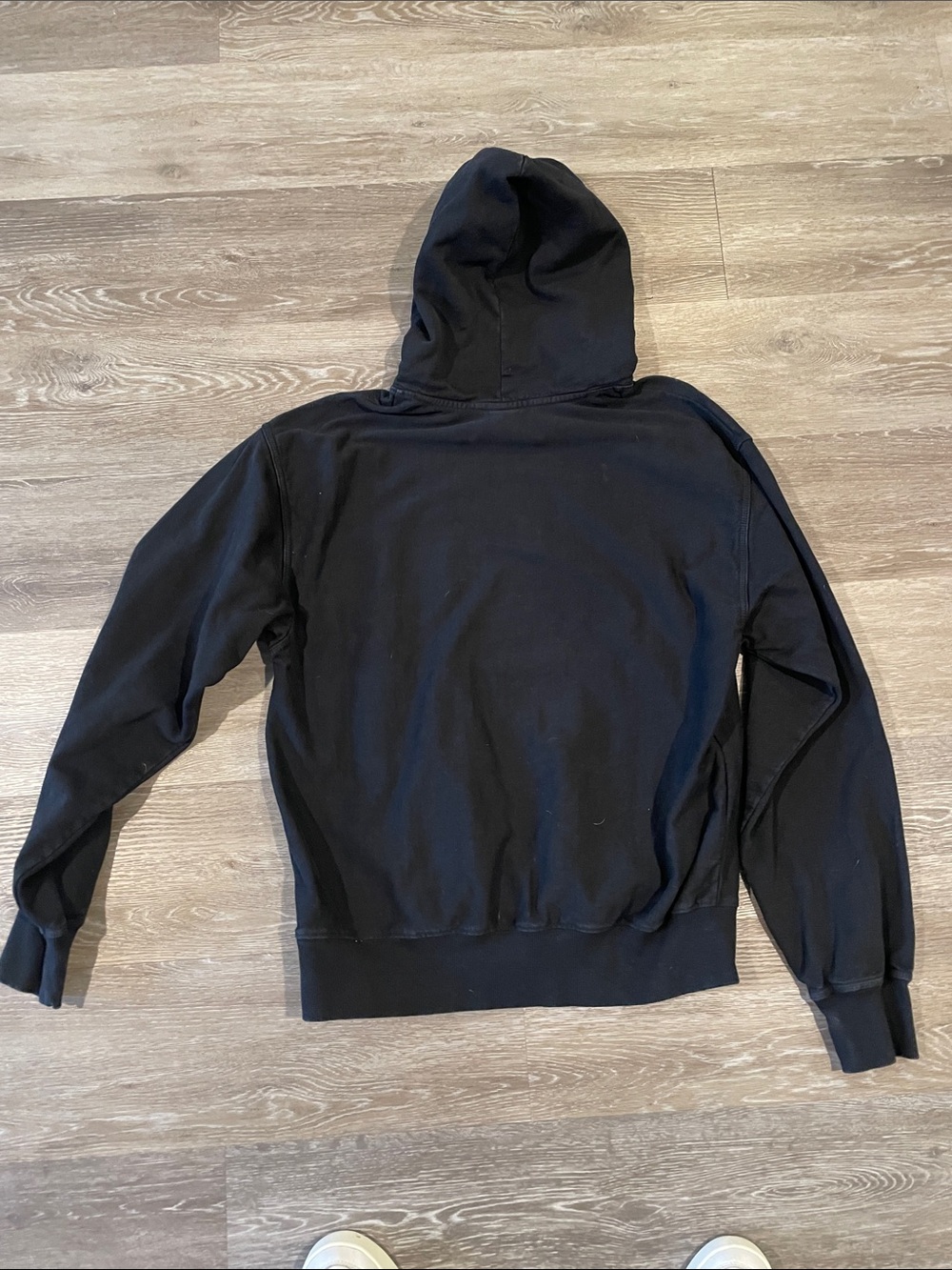 Stussy Black Hoodie with Signature Tag - Picture 4 of 4